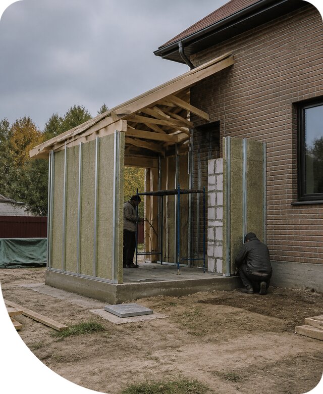 Пристройка котельной в Асбесте под ключ для частных домов